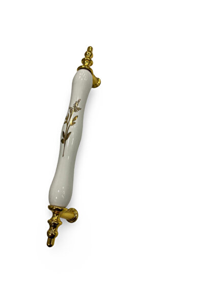 Arvax 128 mm. Mâner de mobilier de lux din porțelan auriu Modele de mânere pe...