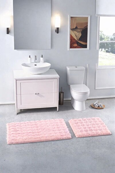 Naturel Collection Χαλάκι μπάνιου Rabbit Feather 2 τεμαχίων με αντιολισθητική...