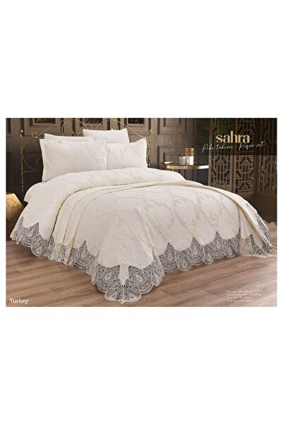 EnModa SAHRA 6 Parça Pike Takımı Krem