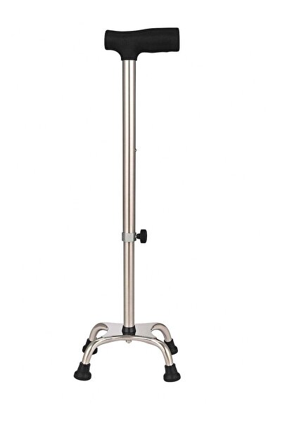 earss عصا مشي بقاعدة مطاطية مانعة للانزلاق - قابلة لتعديل الارتفاع - عصا ألوم...