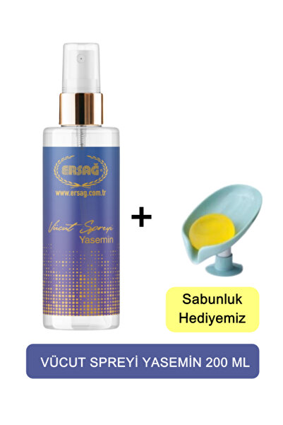 Ersağ Vücut Spreyi Yasemin 200 ml + ( Sabunluk Hediyemiz ) 621-01