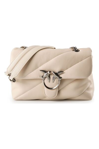PİNKO Love Puff Umhängetasche Leder 30 cm