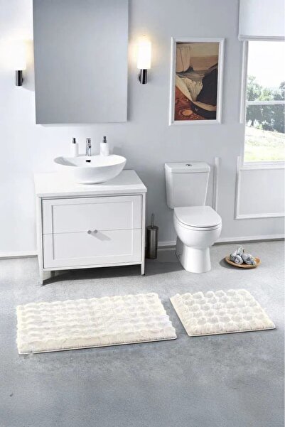 Naturel Collection Χαλάκι μπάνιου Rabbit Feather 2 τεμαχίων με αντιολισθητική...