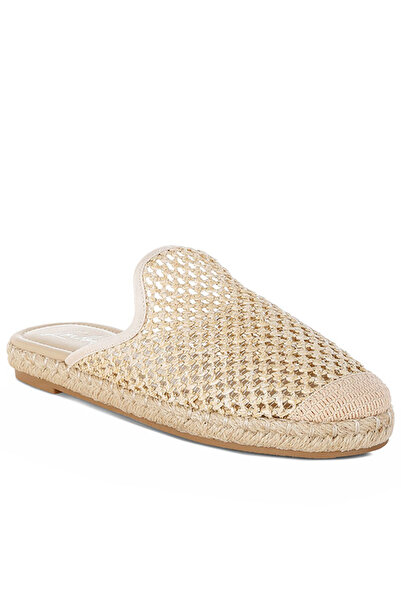 london Rag Women Raffia Espadrilles Mules in Beige