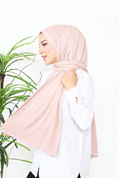 YAKAMEL Γυναικείο χτενισμένο βαμβακερό ελαστικό σάλι