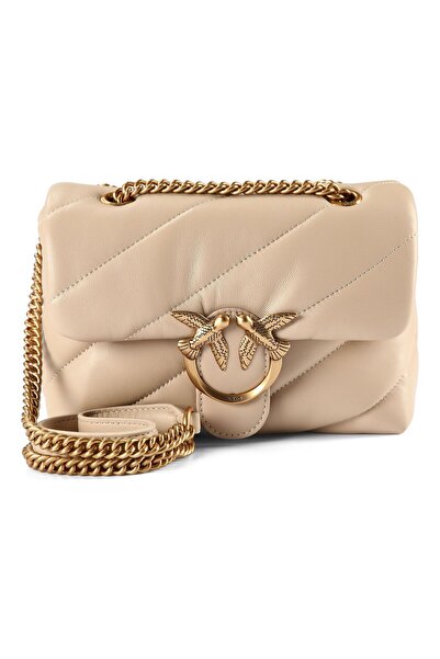 PİNKO Love Puff Umhängetasche Leder 21 cm