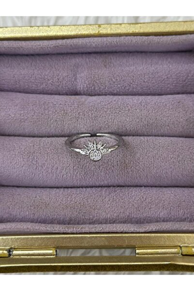 BY YASİN TOPÇU 💍 ⭐   Elegant Star & Crown Detailed Silver Tone Stylish Ring ...