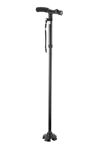 earss عصا مشي – عصا قابلة للطي وتعديل الارتفاع مع ضوء LED