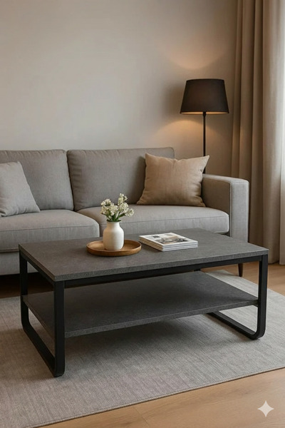 NZONE STORE Modern center table, measuring 100×55×45 cm - Coffee table with s...