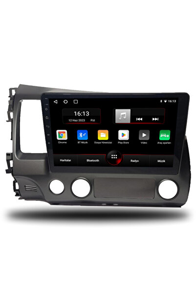 Grade Power Honda Civic FD6 Android Carplay Multimedya 2007-2011 4RAM 64Hafız...
