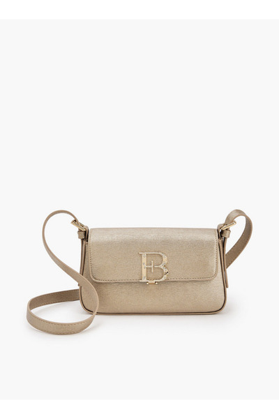 Flora Bella by Shoexpress Embellished Logo Crossbody Bag with Adjustable Stra...