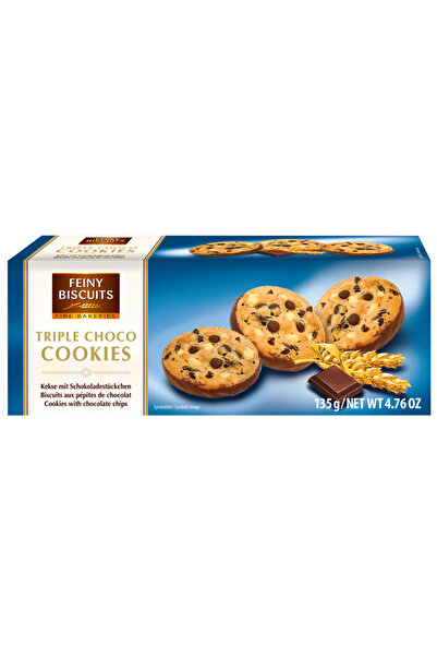 GUNZ Feiny Biscuits Triple Choco Cookies 135g