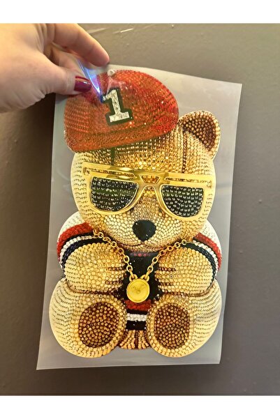 Gönülden Tasarım Iron-On Bear Transfer Print Arma 29X19 cm