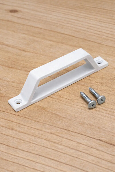 Lollihome D Kol Kapı/Sineklik Aksesuarı - PVC Plastik Tutacak D Kol - Beyaz