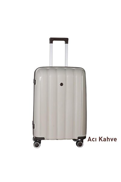 MÇS Orta Boy Kırılmaz Silikon Seyahat Valizi Bavulu V305