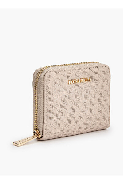 Flora Bella by Shoexpress Floral Textured Zip-Around Wallet