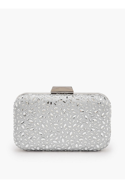Flora Bella by Shoexpress Embellished Clutch with Chain Strap Ramadan Collect...