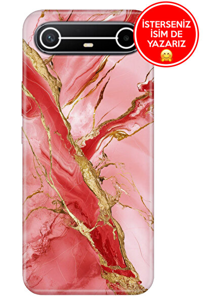 TECNO Spark Slim 5G KM9 Kılıf Desenli Tematik Rubber Silikon Pembemermer 32