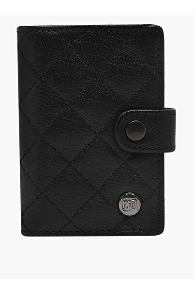 Duchini Men Bi-Fold Leather Automatic Card Holder