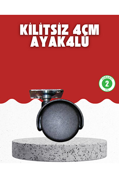 ZERO LAND Drnds 4 cm Lockless Wheel Foot Set (05056) Floor Protector