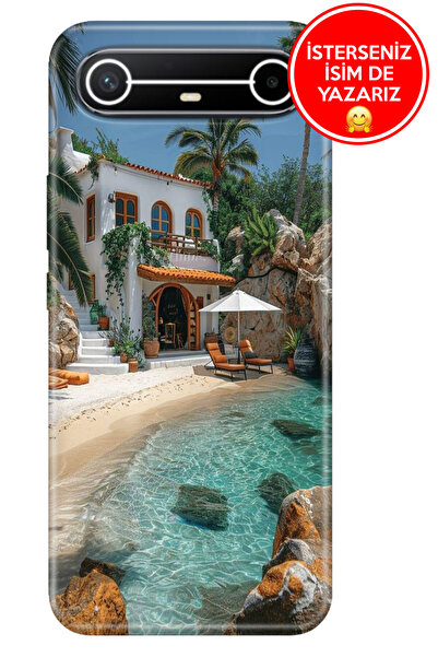 TECNO Spark Slim 5G KM9 Kılıf A Kalite Baskılı Art Silikon Hayalimdeki Ev