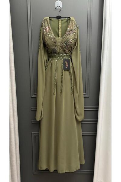 To Be Evening dress with embroidered bodice