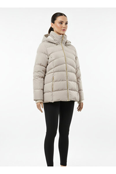 RAFF MAĞAZA معطف فروي نسائي منتفخ