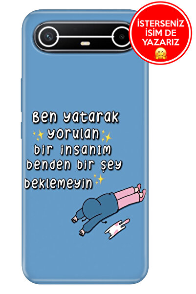 TECNO Spark Slim 5G KM9 Kılıf A Kalite Baskılı Art Silikon Yorgunum