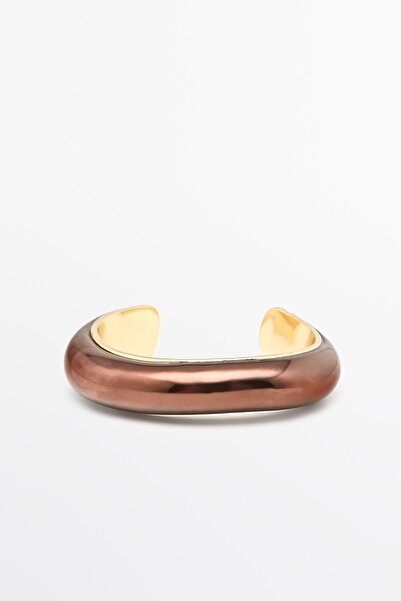 Massimo Dutti Bronz görünümlü patina bileklik