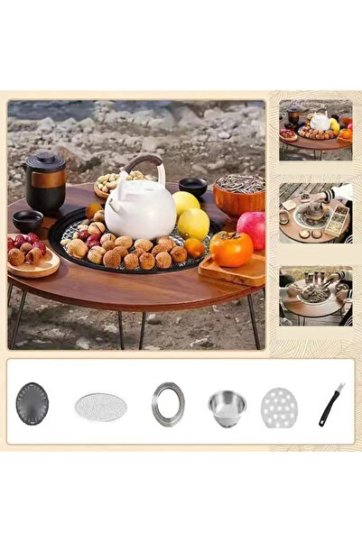 Sumkyle طاولات قهوة متعددة الاستخدامات، داخلية وخارجية، مناسبة للتخييم والنزه...