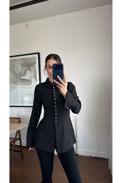 sinemkivanc co BEL OTURTMALI KLASİK YAKA GÖMLEK