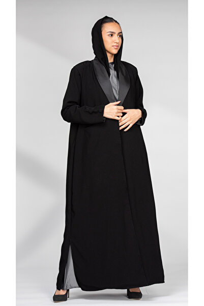 outline Elegant black blazer abaya