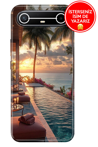 TECNO Spark Slim 5G KM9 Kılıf A Kalite Baskılı Art Silikon Zengin Tatili