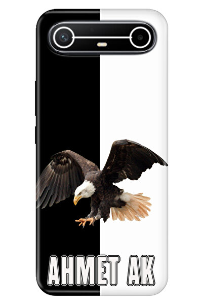 TECNO Spark Slim 5G KM9 Kılıf Tema İsim Yazılı Kişiye Özel Silikon Kapak Mode...