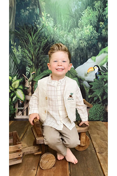 Little Ya Ya Love طقم سترة للأطفال الذكور من جيلبرتو مكون من 3 قطع