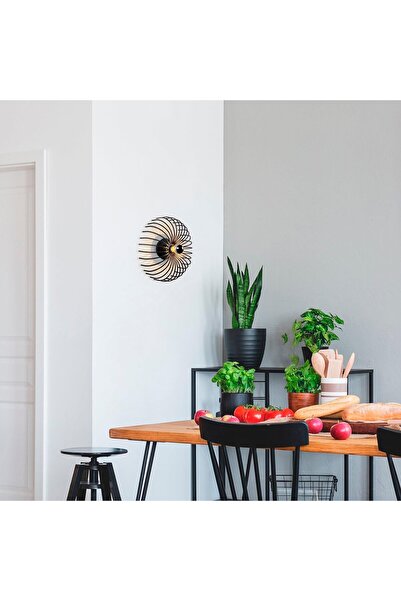 AmberLED Wire Single Sconce with Fuzz Black Metal Body Modern Lighting E27 Co...