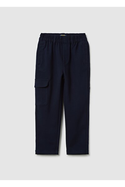 Ovs بنطلون أزرق للأولاد بقصة عادية