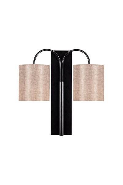 AmberLED Stylish Metal Body Lampshade 2-Piece Sconce E27 Compatible for Kitch...