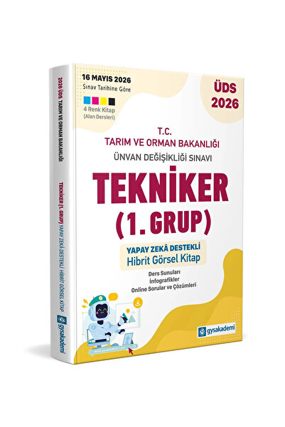 Data Yayınları T.C. Tarım ve Orman Bakanlığı Ünvan Değişikliği Tekniker 1. Gr...