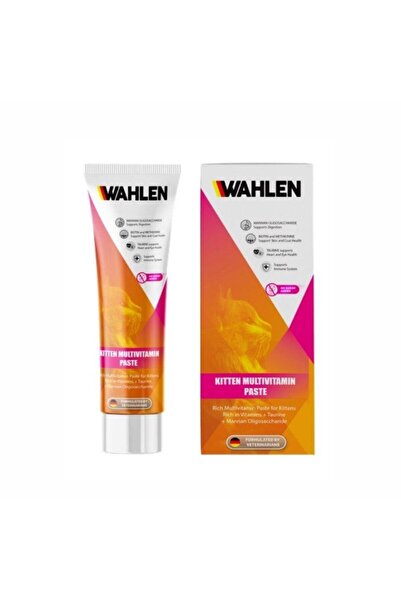 WAHLEN Gelişimi Destekleyen Multivitamin Yavru Kedi Malt Macun 100 ml