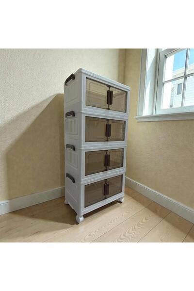 plusmedikal Portatif İstiflenebilir Organizer Mutfak/Banyo Dolabı