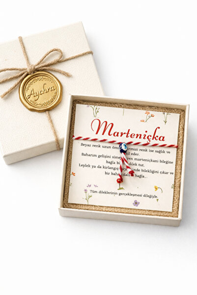 Aychra Marteniçka Bileklik – Nazar Boncuklu, Özel Tasarım Şans Bilekliği