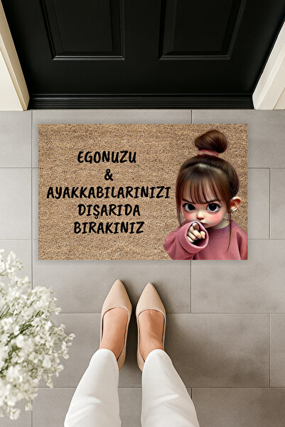 Dormot Covoraș modern cu imprimare digitală - Egonu și pantofii săi pe exteri...