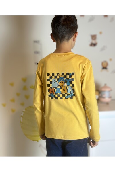 mirkidsclub تي شيرت بأكمام طويلة من قماش الإنترلوك للجنسين