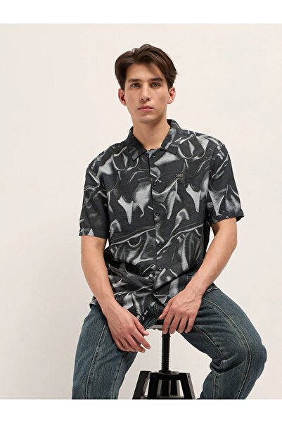 The Bear House قميص رجالي بأكمام طويلة، مصنوع من قماش ناعم ومريح يسمح بمرور ا...