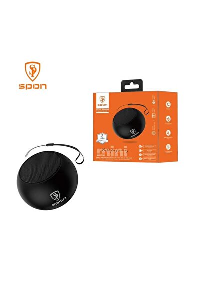 Spon The portable mini speaker delivers clear and powerful sound.