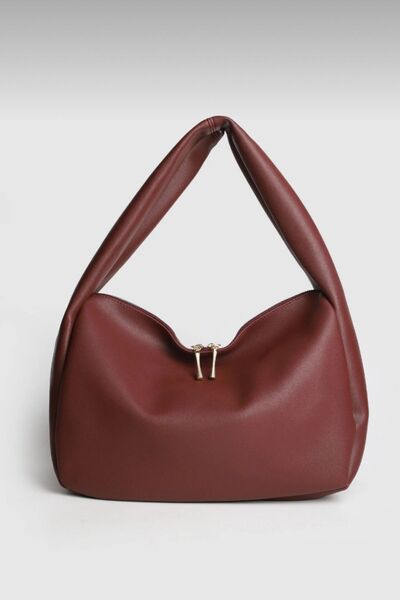 bahwar Women's Hobo Bag Zippered Vegan Leather Bag