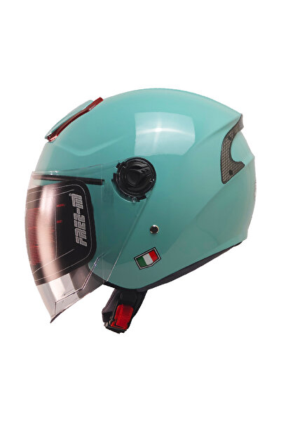 Free-M 618 Güneş Vizörlü Açık Kask (TURKUAZ)