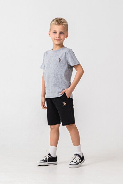 U.S. Polo Assn. U.S. Polo Assn. Boy's Gray Bermuda Suit