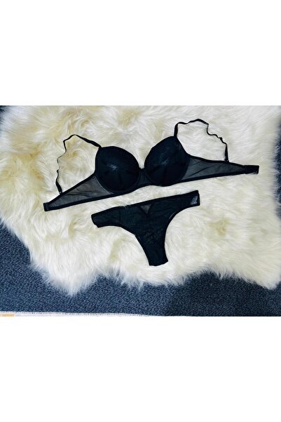 Elora Lace Supported Bra String Set